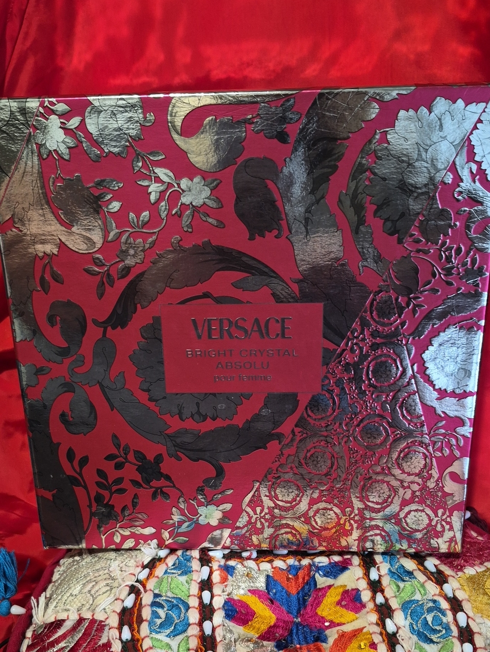Versace Bright Crystal Absolu Box - Hot Pink & Silver